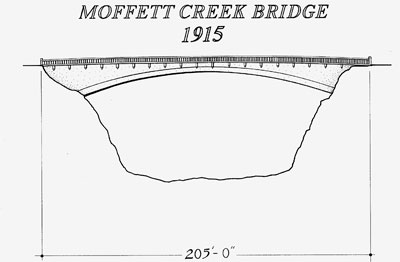 Moffett Creek Bridge drawing
