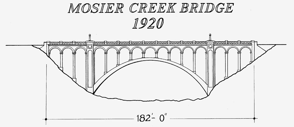 Mosier Creek Bridge drawing