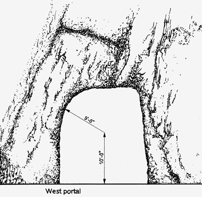 Mitchell Point Tunnel drawing