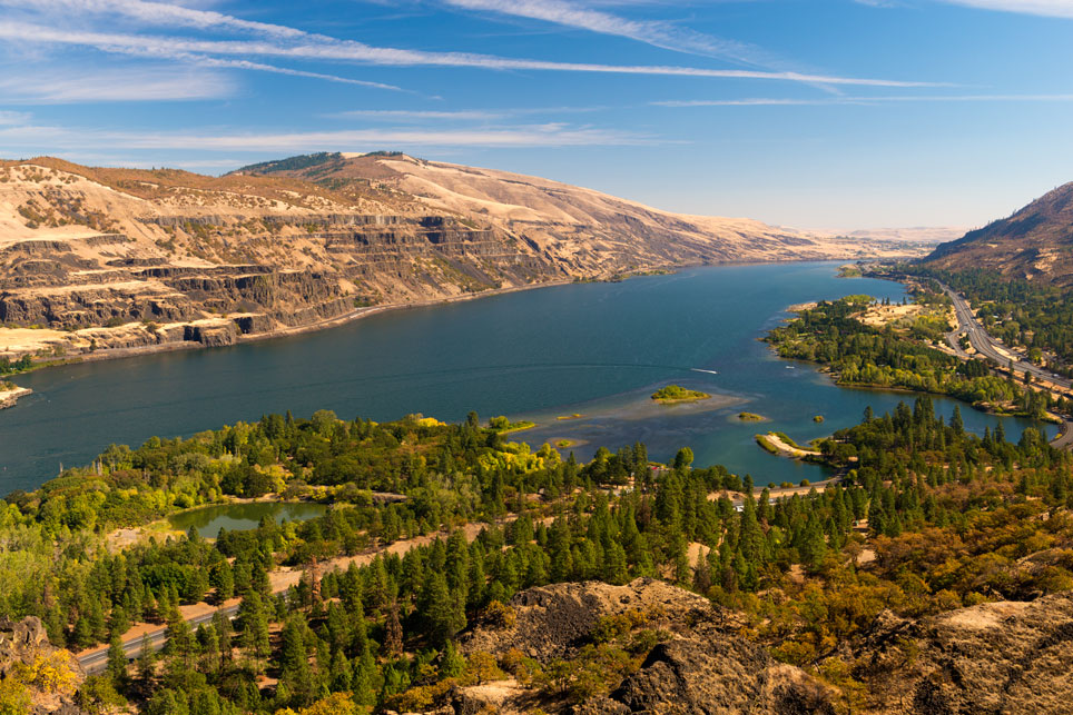 The view from Rowena Crest