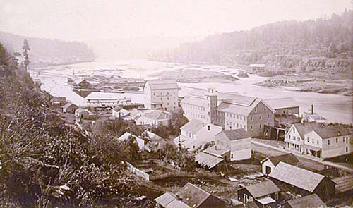 Oregon city and the Willamette Valley 1867