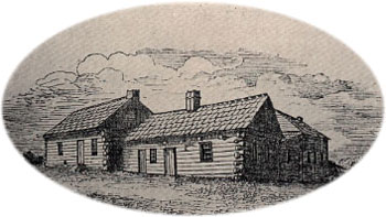 Drawing of 1841 American Mission House