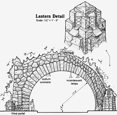 Tooth Rock Tunnel drawing