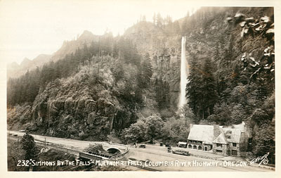 Multnomah Falls postcard