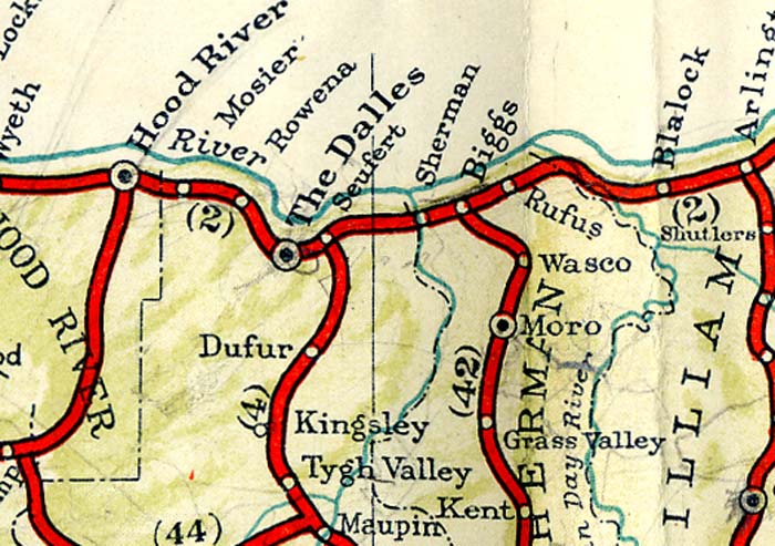 Map Of The Dalles - Torie Harmonia