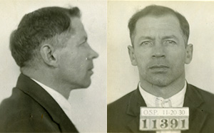 Mug shot of Chris Hertig with prisoner number 11391