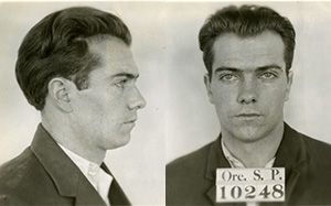 Mug shot of Jack Wheaton with prisoner number 10248