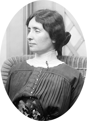 Image of the social justice leader Helen Keller