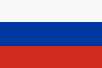 Russian Republic flag has 3 horizontal strips in white, blue and red.