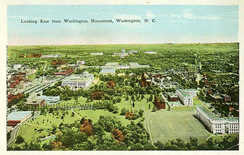 1918 postcard Washington US Capitol