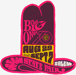 A graphic of a 1970 State Fair hat