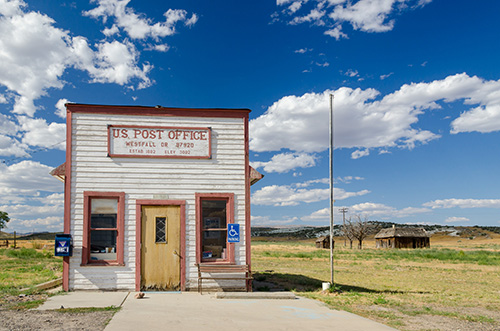 smalltown post office building